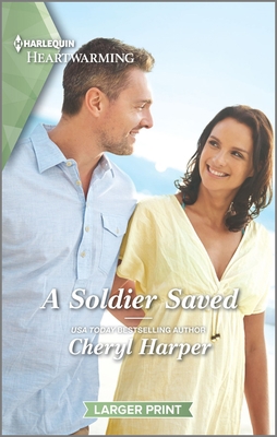 A Soldier Saved: A Clean Romance [Large Print] 133588968X Book Cover