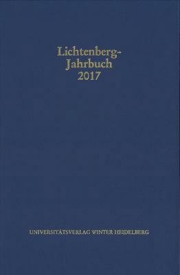 Lichtenberg-Jahrbuch 2017 [German] 3825368734 Book Cover