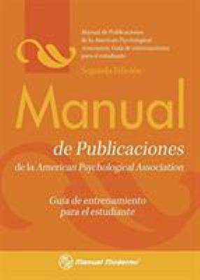 Manual de Publicaciones de la American Psycholo... [Spanish] 6074480567 Book Cover