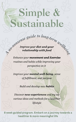 Simple & Sustainable 1764502612 Book Cover