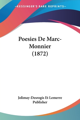 Poesies De Marc-Monnier (1872) [French] 1160228272 Book Cover