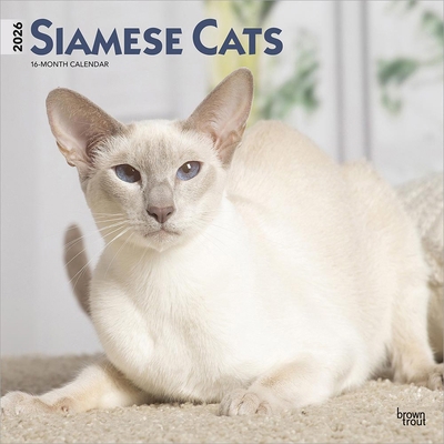 Siamese Cats 2026 12 X 24 Inch (Hanging) Monthl... B0DYLX8JQH Book Cover