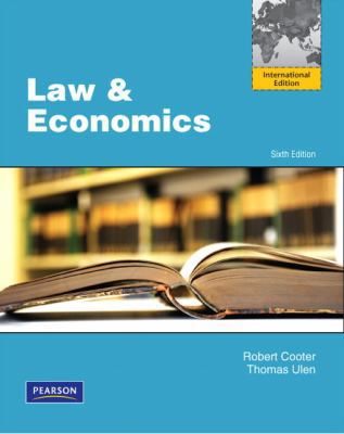 Law and Economics 0132846152 Book Cover
