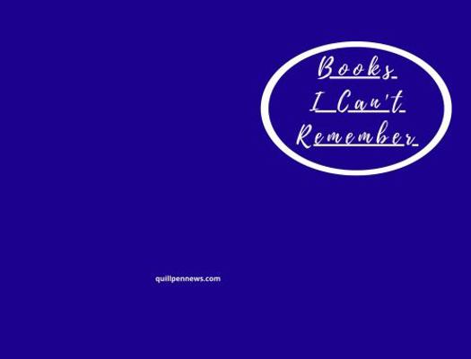Books I Can't Remember (Dark Blue Cover)