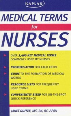 Medical Terms for Nurses : A Quick Reference Gu... 1419599542 Book Cover