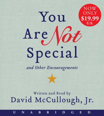 You Are Not Special Low Price CD: ...and Other ... 0062378457 Book Cover