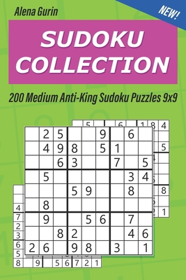 Sudoku Collection: 200 Medium Anti-King Sudoku ... 1690132086 Book Cover