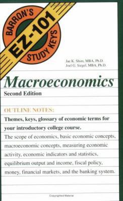 Macroeconomics (EZ-101 Study Keys) B00A2PDTO2 Book Cover