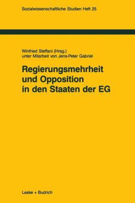 Regierungsmehrheit Und Opposition in Den Staate... [German] 3810008982 Book Cover