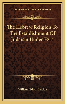 The Hebrew Religion to the Establishment of Jud... 1163419591 Book Cover