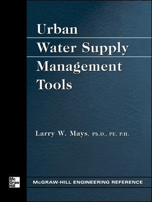 Urban Water Supply Management Tools 0071428364 Book Cover
