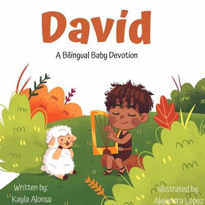Hardcover David : A Bilingual Baby Devotion Book
