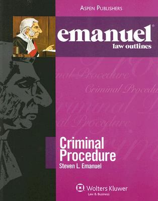 Criminal Procedure (Emanuel Law Outlines) 0735558191 Book Cover
