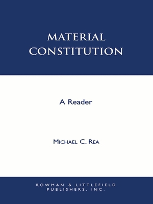 Material Constitution: A Reader 0847683842 Book Cover
