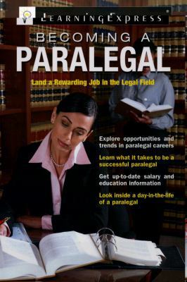 Becoming a Paralegal 1576857247 Book Cover