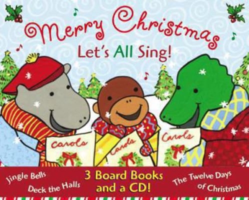 Merry Christmas, Let's All Sing! [With CD (Audio)] 0316794902 Book Cover