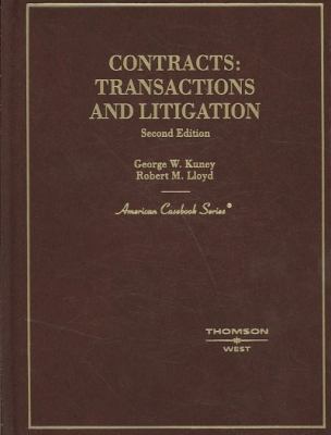 Contracts: Transactions and Litigation (America... 031419455X Book Cover