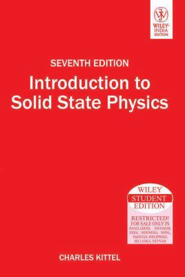 Introduction to Solid State Physics 8126510455 Book Cover