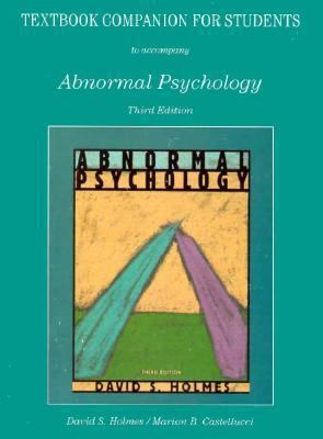 Abnormal Psychology 0673984729 Book Cover