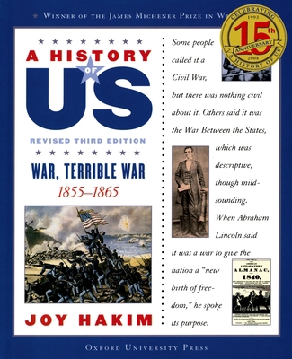 A History of Us: War, Terrible War: 1855-1865a ... 0195327209 Book Cover