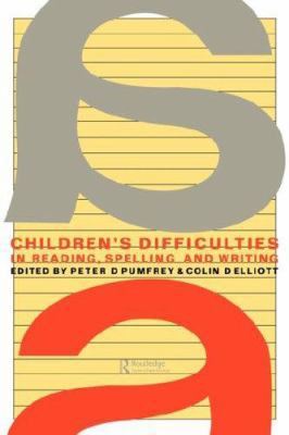 Children's Difficulties In Reading, Spelling an... 1850006911 Book Cover