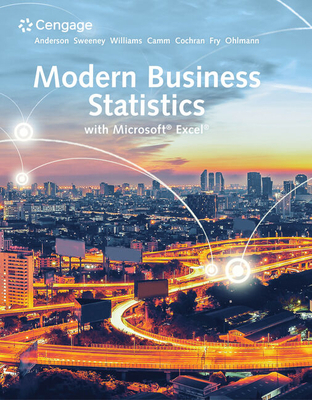 Modern Business Statistics with Microsoft Excel 035713138X Book Cover