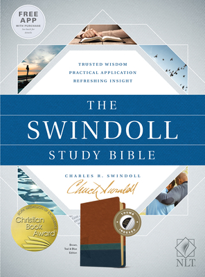 The Swindoll Study Bible NLT, Tutone 1414395418 Book Cover