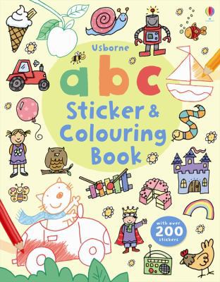 ABC Sticker and Colouring Book (Sticker & Colou... 1409564614 Book Cover