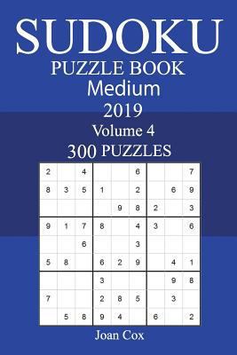 300 Medium Sudoku Puzzle Book 2019 1723406317 Book Cover