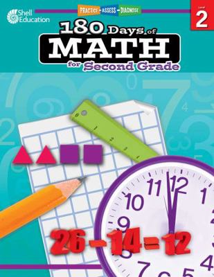 180 Days of Math for Second Grade B00QFXABXC Book Cover