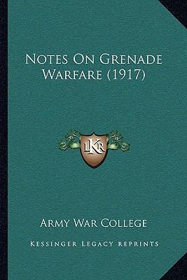 Notes On Grenade Warfare (1917) 1166278913 Book Cover