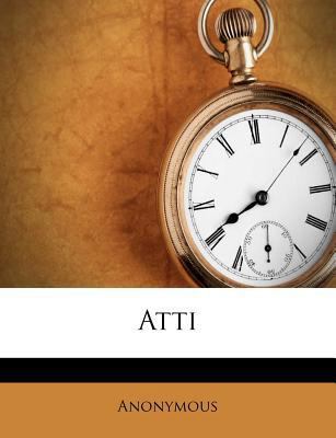 Atti [Italian] 1286001331 Book Cover