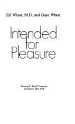 Intended for Pleasure 0800712536 Book Cover