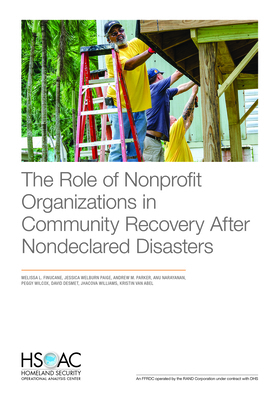 Role of Nonprofit Organizations in Community Re... 1977410502 Book Cover