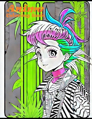 Anime Coloring Book: 1 B0CN4PQQB8 Book Cover
