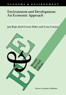 Environment and Development: An Economic Approach 9048141818 Book Cover