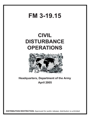 Civil Disturbance Operations 149482499X Book Cover
