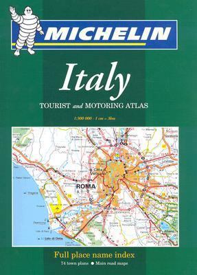 Michelin Italy Tourist and Motoring Atlas (Spir... 2067106635 Book Cover