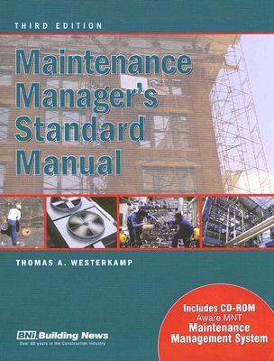 Maintenance Manager's Standard Manual [With CDROM] 155701602X Book Cover