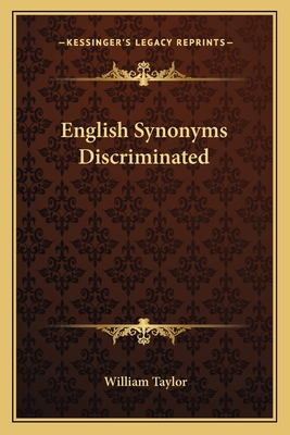 English Synonyms Discriminated 116361601X Book Cover