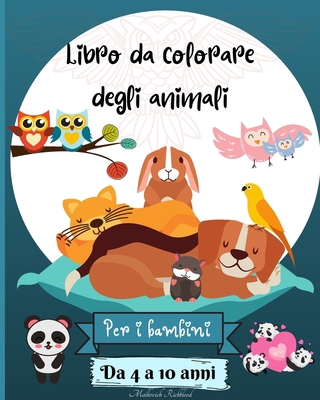 Animali da colorare libro per bambini 4-10 anni... [Italian] B0CHXQ8RXZ Book Cover