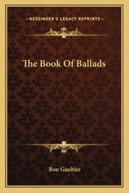 The Book Of Ballads 1162775246 Book Cover