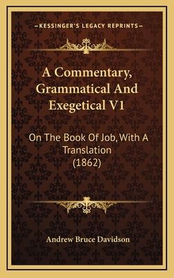 A Commentary, Grammatical And Exegetical V1: On... 1164742442 Book Cover