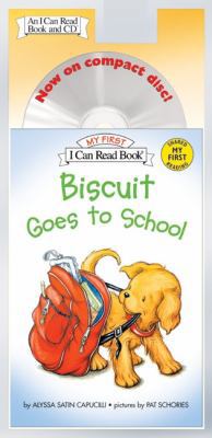 Biscuit Goes to School Book and CD [With CD] 0060786868 Book Cover