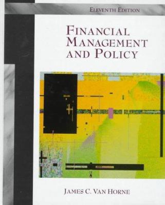 Financial Management and Policy 0137512236 Book Cover