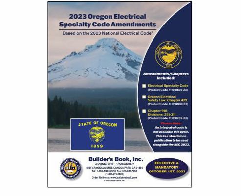 2023 Oregon Electrical Specialty Code Amendment... 1622703758 Book Cover