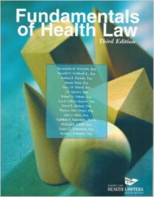 Fundamentals of Health Law 1932571132 Book Cover