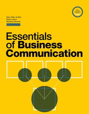 Essentials of Business Communication 017672124X Book Cover