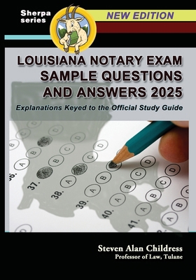 Louisiana Notary Exam Sample Questions and Answ... 1610275241 Book Cover