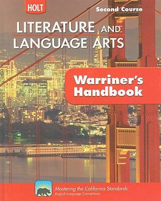 Holt Literature & Language Arts Warriner's Hand... 0030992362 Book Cover